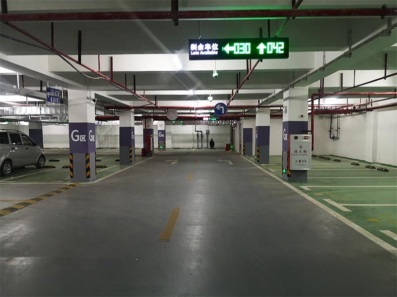 中山某公園停車(chē)場(chǎng)視頻車(chē)位引導系統